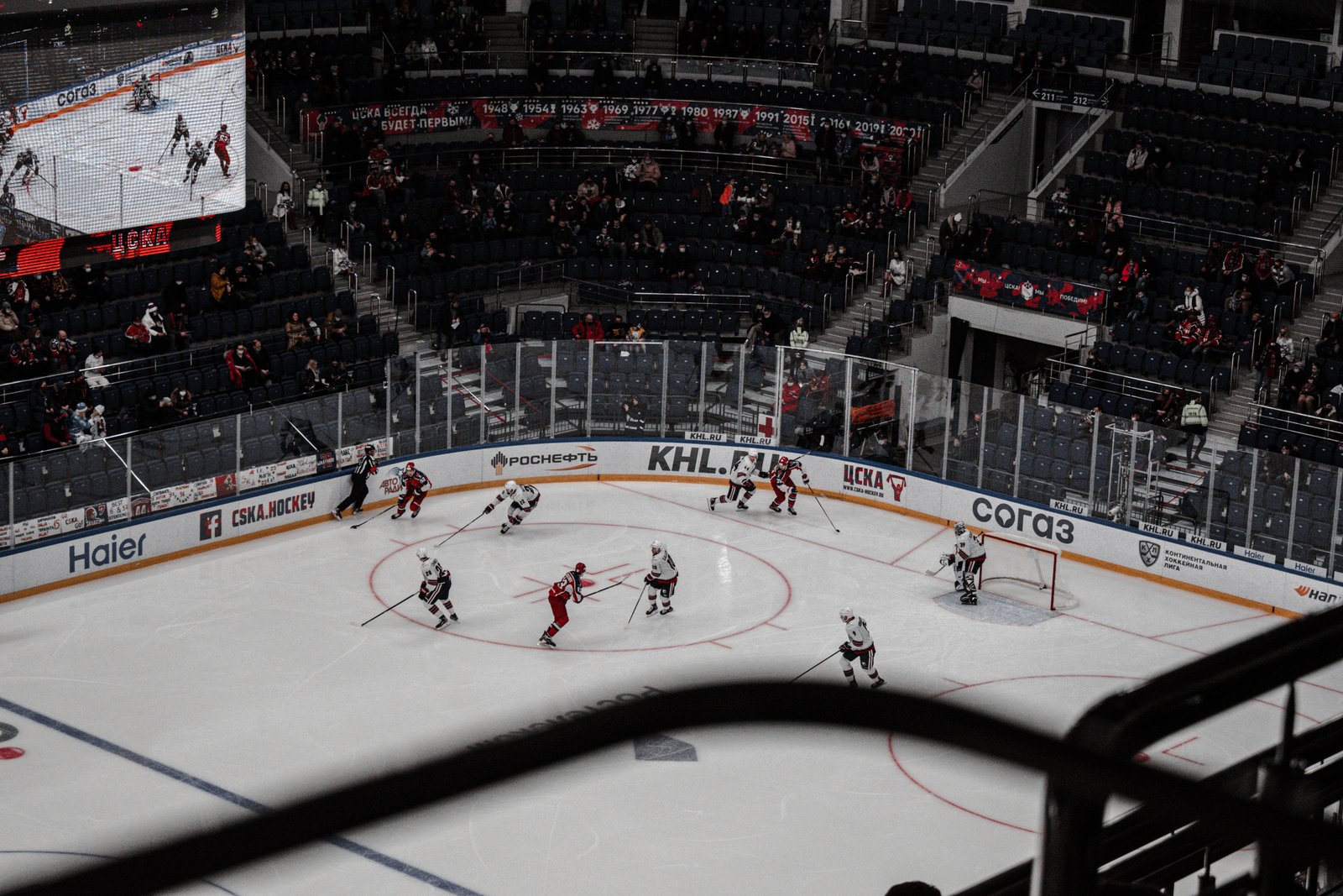 watching NHL hockey