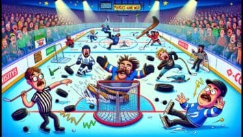 Thumbnail for The Science Behind NHL Bloopers: Physics Betrays Skaters